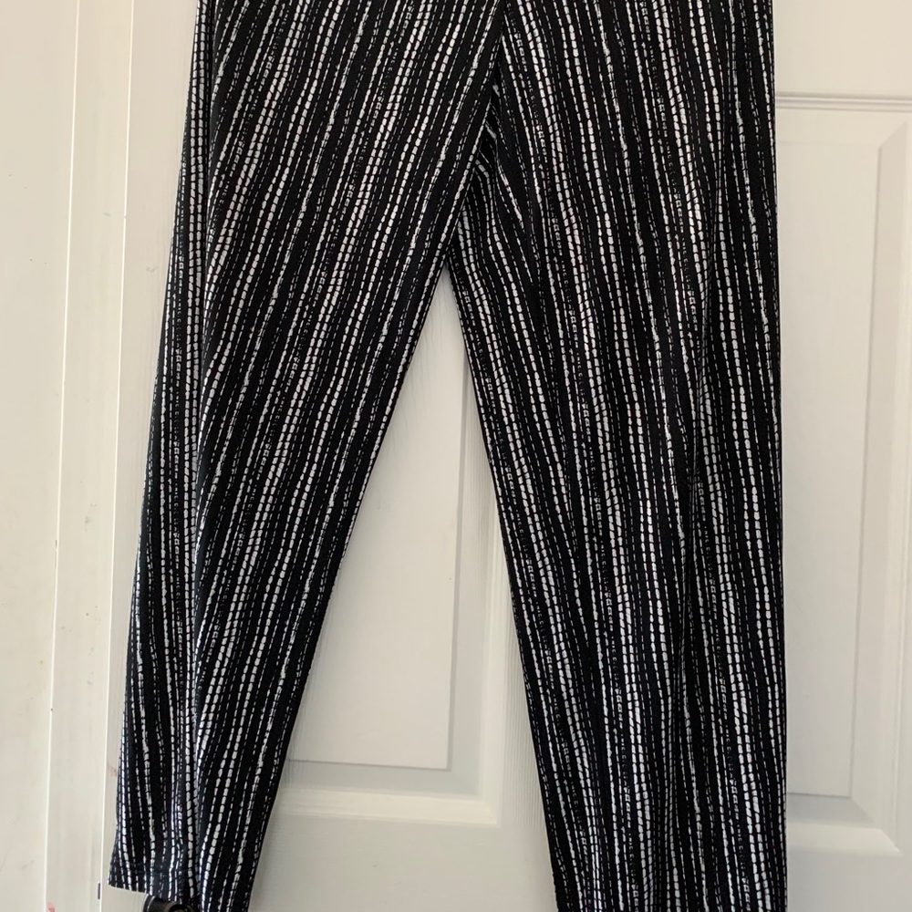 Rafaella broken stripes pants